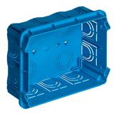 Flush mounting box 12-14M light blue