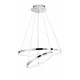 Not Dimmable Chrome Aluminium   & Acrylic  LED 74 Watt 230 Volt   4025Lm 3000K IP20  D: 60 H: 120 cm Adjustable Height & Rotating