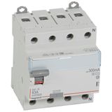 RCD DX³-ID - 4P - 400V~ neutral right hand side - 63A-300mA selective - AC type