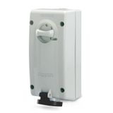 INTERLOCKED SOCKET 3P+E IP44 16A 5h