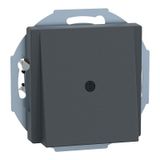 Central Plate Line Outlet, Anthracite, System M