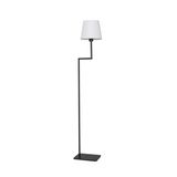 White Fabric Shade Sandy Black Aluminium LED E27 1x12 Watt 230 Volt IP20 Bulb Excluded Cable Length: 174 cm D: 35 W: 18 H 1: 25 H 2: 150 cm