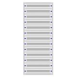 Multi-module distribution board 3M-39K, H:1855 W:760 D:200mm