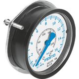 FMAP-63-16-1/4-EN Flanged precision pressure gauge