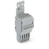 1-conductor female connector Push-in CAGE CLAMP® 1.5 mm² gray