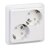 ***2-way outlet diagonal, rthed screw con
