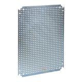 Microperforated mounting plate H600xW400 w/holes diam 3,6mm on 12,5mm pitch