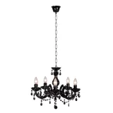 ARABESQUE Chandelier 5xE14/40W Black