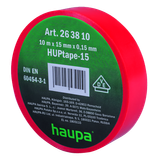 Electrical insulation tape 15 mm x 10 m red