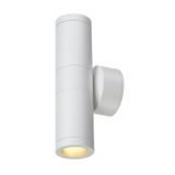 ASTINA OUT ESL wall lamp, GU10, max. 2x11W, IP44, white