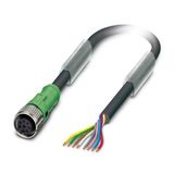 SAC-8P- 0,2-PUR/FS BK SCO - Sensor/actuator cable