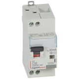 Monoblock differential circuit breaker DX³6000 10kA high inlet and low outlet U+N screw 230V~ - 32A - typeAC 30mA