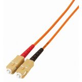 FO Patchcord Duplex SC/FC,50/125æm OM2, LS0H-3, orange,10.0m