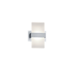 Platon LED wall lamp 1-pc brushed aluminium