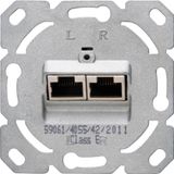 telephone socket CAT6 2x8 p.