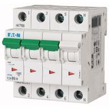 Miniature circuit breaker (MCB), 6 A, 3p+N, characteristic: D