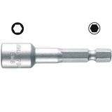 WIHA Magnetische Dopbit 7044M 1/4" 10,0 x 55mm in blister