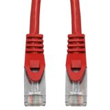 Patchcord RJ45 shielded, Cat.6, PVC, red, 0.5m