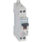 DX³10000 16kA high inlet and low outlet U+N screw circuit breaker 230V~ - 20A - curve C - 1 module