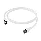 Patchcord RJ45 shielded Cat.6a 10GB, LS0H, white,  0.5m