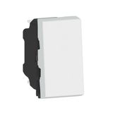 Mosaic Easy-Led 6A push button 1 module - white