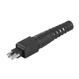 FO connector, IP67, Connection 1: SCRJ, Connection 2: gluing, crimping