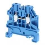 Feed-through DIN rail terminal block with screw connection for mountin XW5T0002R