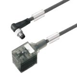 Valve cable (assembled), 90&deg; plug - valve plug, Design A (18 mm), 
