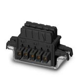 DIN rail bus connectors