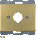 Centre plate for signalling and command unit, Ø 18.8 mm, Arsys, gold, 