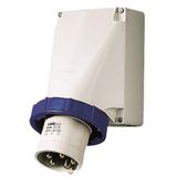 Wall mounted inlet, 125A5p9h230V, IP67