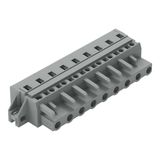 1-conductor female connector CAGE CLAMP® 2.5 mm² gray