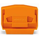 End and intermediate plate 4 mm thick orange