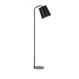 Matt Black Metal Outside Matt White Inside Black Fabric Wire LED E27 1x12 Watt 230 Volt IP20 Bulb Excluded Cable Length: 150 cm D: 30 H: 188 cm