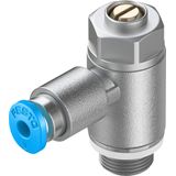 GRLZ-1/8-QS-3-D One-way flow control valve