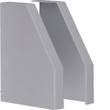 endcap pair overlapping for spreader box trunking 190x150mm stone grey