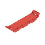 Cover, IP20 in installed state, Plastic, red, Width: 22.5 mm