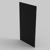 One divided side panel for left/right side of server cabinet 42U depth 1000mm with plinths