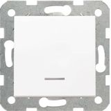 Karre-Meridian White (Quick Connection) Illuminated Light Switch