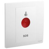 Mallia Senses 1 gang emergency key switch - Matt White