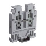 Screw terminal block 1.5mm2, 1-level, blue color, for TH15 rail