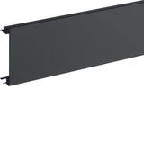 Wall trunking lid to BR with lid width 80mm of pvc in graphite black