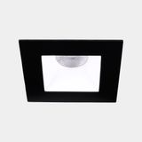 Downlight Play Deco Symmetrical Square Fixed 12W LED warm-white 3000K CRI 90 19º Black/White IP54 1199lm