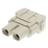 Han 40A axial module, female 2,5-8 mm²