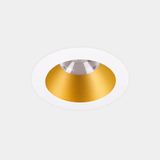 Downlight PLAY 6° 8.5W LED warm-white 3000K CRI 90 7.7º White/Gold IN IP20 / OUT IP54 537lm