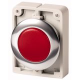 Indicator light, RMQ-Titan, Flat, Red, Metal bezel