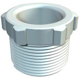 107 E PG21 PA  Compression fitting, PG21, light gray Polyamide