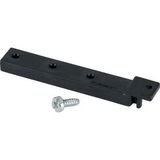 Support bracket for busbar supports, transport split