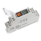 Relay module Nominal input voltage: 230 VAC 2 changeover contacts