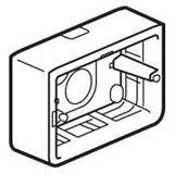 Surface-mounting box Mosaic - 3 modules - depth 40 mm